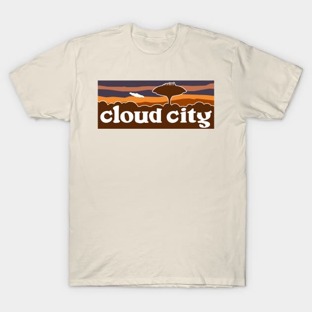 Cloud City T-Shirt by Mike Hampton Art